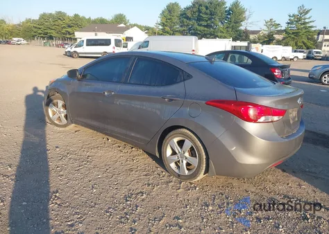 2013 Hyundai Elantra Gls z USA, uszkodzony, nr VIN 5NPDH4AE9DH370089
